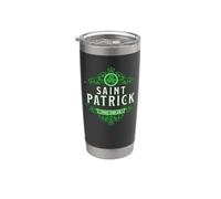 Día de San Patricio Pray for Us San Patricio Católico Patty Vaso térmico de acero inoxidable de doble pared
