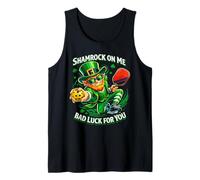 Día de San Patricio Shamrock On Me Bad Luck For You Pickleball Camiseta sin Mangas