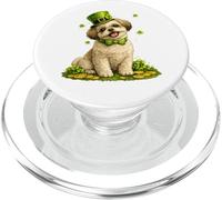 Día de San Patricio Shih Tzu Perro, Lindo Westie PopSockets PopGrip para MagSafe