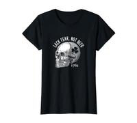Día de San Patricio Skull Shamrock 1762 Lack Fear Not Beer Camiseta gráfica económica, Mujer, Negro, XL