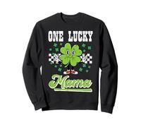 Día de San Patricio Uno Lucky Mama Clover Saint Pattys Mamá Mujeres Sudadera