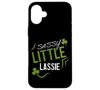 Día de San Patricio Vintage Sassy Little Lassie Carcasa para iPhone 16 Plus