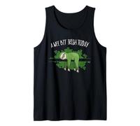 Día de San Pattys Chill out Perezoso | Un Poco irlandés Hoy Camiseta sin Mangas