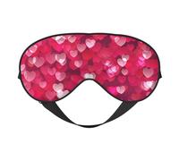 Día de San Valentín, amor, corazón, sueño, ojo, diseño actualizado, bloqueo de luz, ojos de noche, para hombres y mujeres, turnos de trabajo, viajes