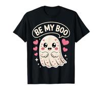 Día de San Valentín Be My Boo Cute Ghost Love Camiseta