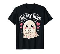 Día de San Valentín Be My Boo Cute Ghost Love Camiseta