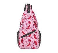 Día de San Valentín Cupido Sling Bag, Chest Bag Daypack, Crossbody Sling Mochila para Viajes Deportes Correr Senderismo