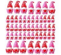 Día de San Valentín - Figura de 3.5x1.8cm, Figuras de Gnomos de Resina | 50 Uds de Escritorio, Pequeños Gnomos Figuras Para Día de San Valentín Casa Sala Estante Interior Exterior