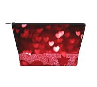 Día de San Valentín Impreso, Bolsa de artículos de tocador Bolsa de Maquillaje Bolsa de cosméticos Bolsa de artículos de tocador de Viaje portátil