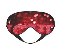Día de San Valentín impreso, Cubreojos completos Antifaz bloqueador de luz Antifaz para dormir Antifaz suave con los ojos vendados Noche