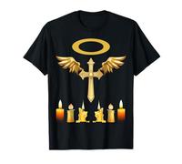 Día de Todos los Santos 1 de noviembre Ropa Espiritual Temática de Santos Cristianos Camiseta