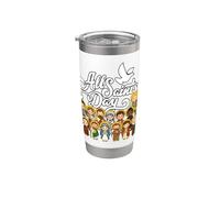 Día de Todos los Santos Católico San José María Teresa Jude Vaso térmico de acero inoxidable de doble pared