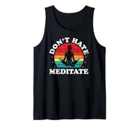 Día de Yoga Budismo Zen Meditación Instructor Meditar Mujeres Camiseta sin Mangas