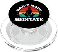 Día de Yoga Budismo Zen Meditación Instructor Meditar Mujeres PopSockets PopGrip para MagSafe