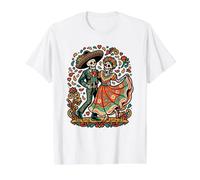 Día del Arte Latinoamericano Cultura Mexicana Tradición Camiseta gráfica económica, Hombre, Blanco, XL