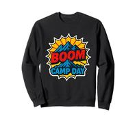 Día del Campamento del Boom Pop Art Sudadera