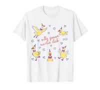 Día del Club de la tía del Ganso Tonto para Las Mujeres y Las niñas Amantes de la diversión Camiseta