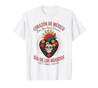 Día del Corazón Mexicano de los Muertos - El Amor Vive Camiseta