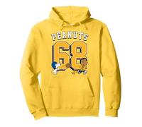 Día del Juego de Snoopy Franklin 68 Sudadera con Capucha, Unisex para Adultos, Limón, XL