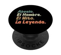 Día del Padre Abuelo El Hombre Mito Leyenda Abuelo Español PopSockets PopGrip Adhesivo