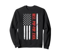 Día del Padre Best Pop-Pop Ever Bandera de Estados Unidos Abuelo Papá Sudadera