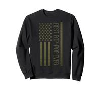 Día del Padre Best Pop-Pop Ever Bandera de Estados Unidos Grandpa Papa Pops Sudadera
