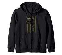 Día del Padre Best Pop-Pop Ever Bandera de Estados Unidos Grandpa Papa Pops Sudadera con Capucha