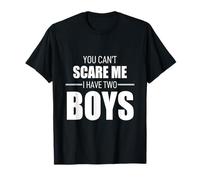 Día del Padre Camisa Papá Fun You Can´t Scare Me I Have Two Boys Camiseta