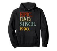 Día del Padre Epic Dad Since 1990 Grandkids Dad Grandpa Great Sudadera con Capucha