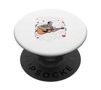 Día del Padre Guitarra "Strumming Through Life" PopSockets PopGrip Adhesivo