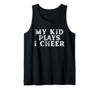 Día del Padre Mi Hijo Juega I Cheer For Men Camiseta sin Mangas