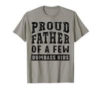 Día del Padre Orgulloso Padre de Unos Hijos tontos Camiseta