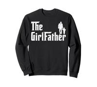 Día del Padre Papá Hija para Hombres Vintage The Girlfather Sudadera