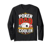Día del Padre Poker Papá como un papá Normal Pero Mucho más Fresco Manga Larga