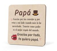 Dia del Padre Regalos Cosas Que Regalar A Tu Padre Posavasos para Bebidas Regalo Padre Regalos Dia del Padre Originales Regalos Día del Padre Regalo Papa Regalo para Padre Regalo Papa Cumpleaños