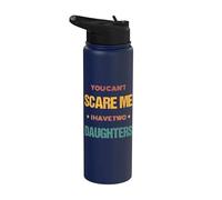 Día del Padre Super Papá No puedes asustarme Sarcasmo Stainless Steel Insulated Water Bottle