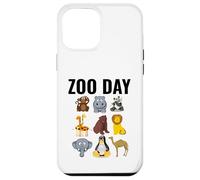 Día Del Zoo Dibujos Animados Diversión Familia Salida Carcasa para iPhone 12 Pro Max