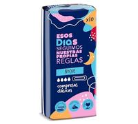 DIA ESOS DÍAS compresas clásicas noche sin alas paquete 10 uds