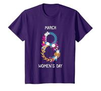 Día Internacional de la Mujer 2021 Feliz 8 de marzo Regalo para niñas y mujeres Camiseta