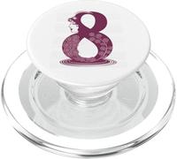 Día Internacional de la Mujer 8 de Marzo Diseño de empoderamiento Floral PopSockets PopGrip para MagSafe