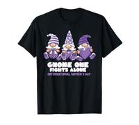 Día Internacional de la Mujer Gnome One Fights Alone Wear Camiseta