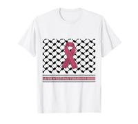 Día Internacional del Cáncer Octubre Rosa Palestina Apoyo Gratis Camiseta