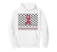 Día Internacional del Cáncer Octubre Rosa Palestina Apoyo Gratis Sudadera con Capucha