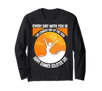 Día Más Largo Feliz Día del Solsticio de Verano Paganismo Manga Larga