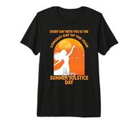 Día más Largo Feliz Verano Solsticio Día Paganismo Solsticio Verano Camiseta Premium