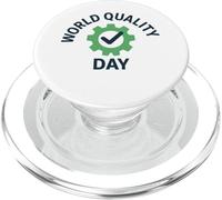 Día Mundial de la Calidad - Celebra la Excelencia | Regalo en el Lugar de Trabajo PopSockets PopGrip para MagSafe