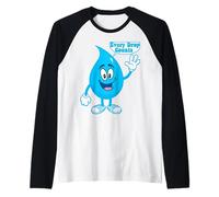 Día Mundial del Agua Salvemos El Agua Cada Gota Cuenta Camiseta Manga Raglan