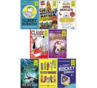 Día Mundial del Libro 2019 - Conjunto de colección de 8 libros (Hubert Horatio, LEGO Minifigure Mayhem, Diario del mejor amigo de Greg Heffley, Claude Best in Show, Naught Forever, El gran robo de co