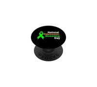 Día Nacional de Cribado de la Depresión - Conciencia de la Salud Mental PopSockets PopGrip Adhesivo