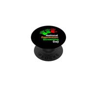 Día Nacional de Cribado de la Depresión - Conciencia de la Salud Mental PopSockets PopGrip Adhesivo